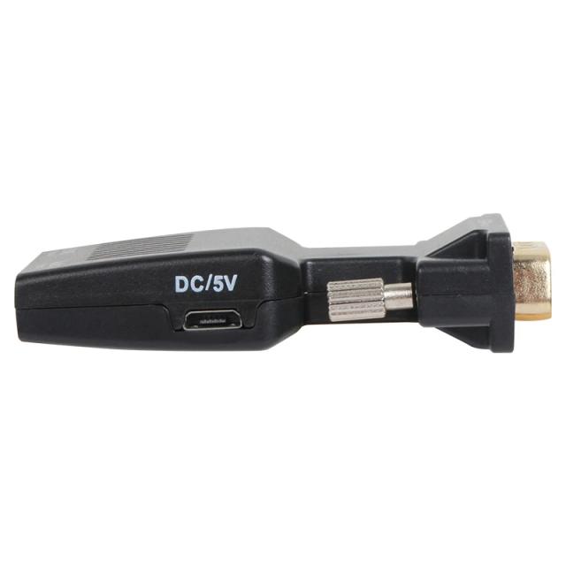 Адаптер VCom VGA (м) към HDMI (ж) with Audio