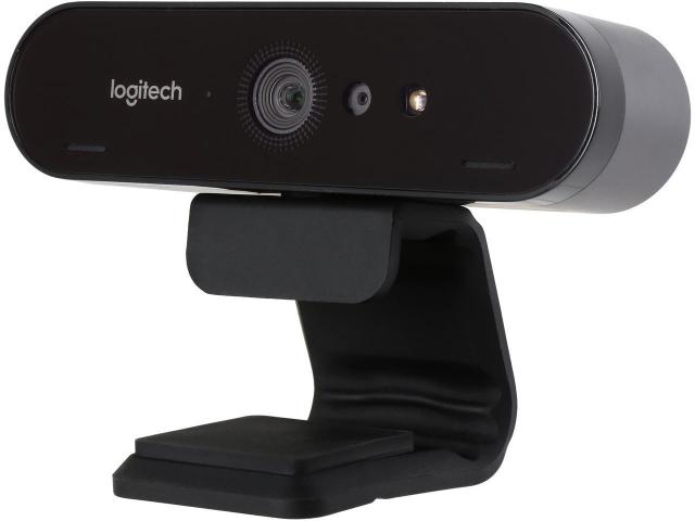 Уеб камера Logitech BRIO, микрофони, 4K Ultra HD, HDR, Autofocus, USB