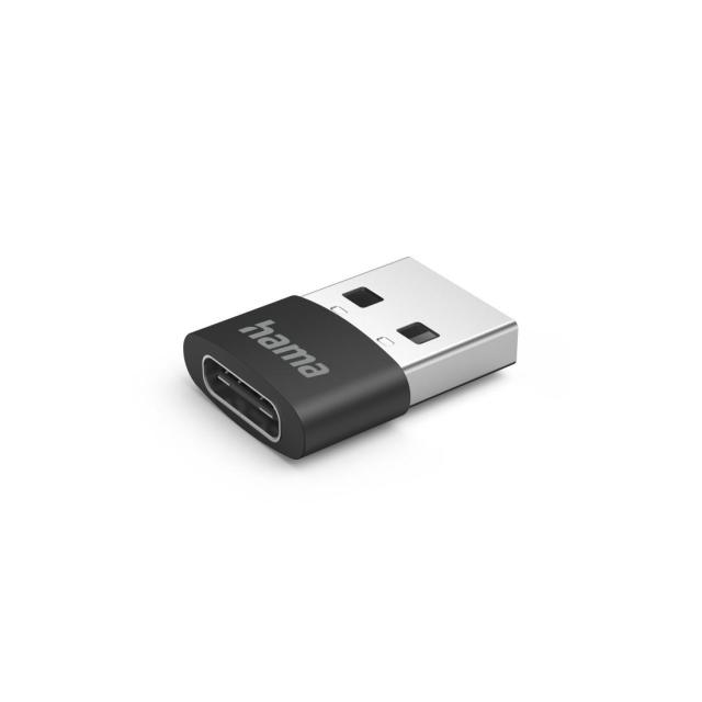 HAMA Преходник от USB-C към USB-A, 480 Mbit/s, 3 бр, 201532