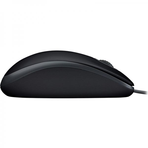 Мишка Logitech B110 Silent, черен