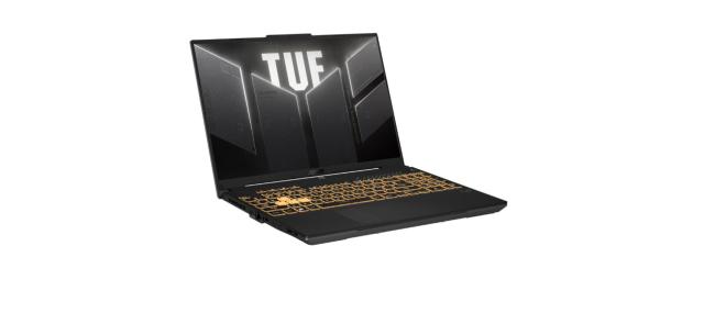 Лаптоп Asus TUF Gaming F16 FX607JV-QT180, Intel Core i7-13650HX 14C (2.6/4.9GHz, 24MB Cache), 16" (40.64cm) WQXGA IPS 165Hz Anti-Glare Display & RTX 4060 8GB, 16GB DDR5, 1TB SSD NVMe, 1x Thunderbolt 4, Free DOS