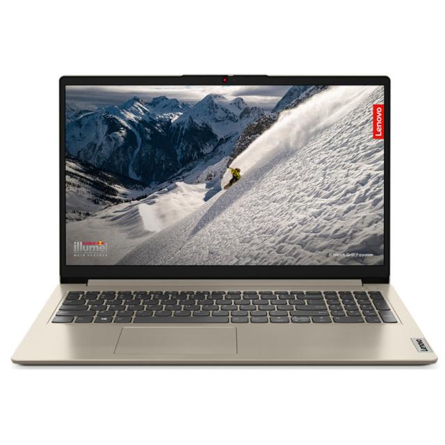 Лаптоп Lenovo IdeaPad 1 15ALC7, AMD Ryzen 7 5700U 8C (1.8/4.3GHz, 24MB Cache), 15.6" (39.62cm) Full HD Anti-Glare Displa, 8GB DDR4, 1TB SSD NVMe, 1x USB 3.2 Gen 1 Type-C, Free DOS