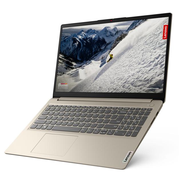 Лаптоп Lenovo IdeaPad 1 15ALC7, AMD Ryzen 7 5700U 8C (1.8/4.3GHz, 24MB Cache), 15.6" (39.62cm) Full HD Anti-Glare Displa, 8GB DDR4, 1TB SSD NVMe, 1x USB 3.2 Gen 1 Type-C, Free DOS