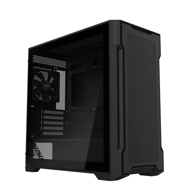 Кутия Gigabyte C102 Glass ICE, Mid-Tower, 2x USB 3.0, Mini ITX / Micro ATX, Black 