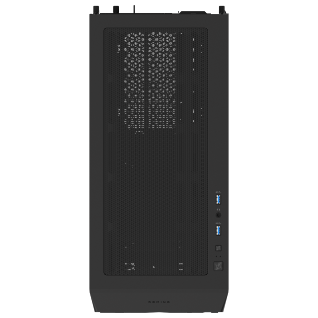 Кутия Gigabyte C102 Glass ICE, Mid-Tower, 2x USB 3.0, Mini ITX / Micro ATX, Black 