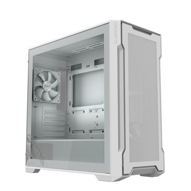 Кутия Gigabyte C102 Glass ICE, Mid-Tower, 2x USB 3.0, Mini ITX / Micro ATX, White