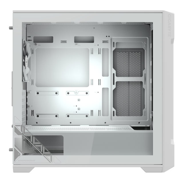 Кутия Gigabyte C102 Glass ICE, Mid-Tower, 2x USB 3.0, Mini ITX / Micro ATX, White