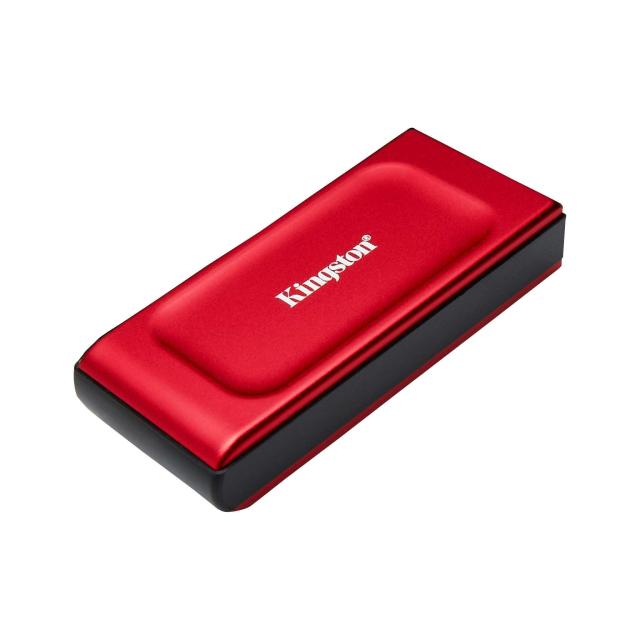 Външен SSD Kingston XS1000R, 1TB, USB 3.2 Gen 2, Червен