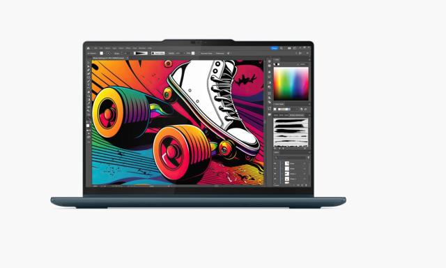 Лаптоп Lenovo Yoga 7 2-in-1 14IML9, Intel Core Ultra 7 155H 16C (1.4/4.8GHz, 24MB), 14" (35.56cm) WQXGA+ OLED 120Hz Dolby Vision Glare Touchscreen Display, 32GB LPDDR5X, 1TB SSD NVMe, 2x Thunderbolt 4, Windows 11 Home