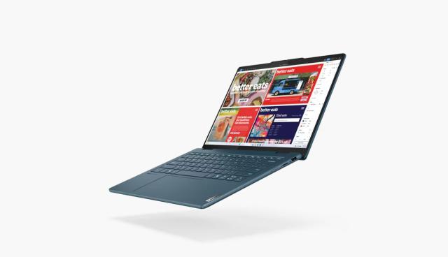 Лаптоп Lenovo Yoga 7 2-in-1 14IML9, Intel Core Ultra 7 155H 16C (1.4/4.8GHz, 24MB), 14" (35.56cm) WQXGA+ OLED 120Hz Dolby Vision Glare Touchscreen Display, 32GB LPDDR5X, 1TB SSD NVMe, 2x Thunderbolt 4, Windows 11 Home