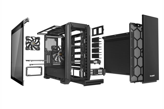 Кутия be quiet! Silent Base 601 Window Black, 2x USB 3.2 Type A, 1x USB 2.0, Middle Tower, EATX/ATX/mATX/Mini-ITX