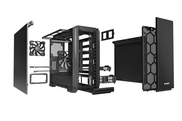 Кутия be quiet! Silent Base 601 Black, 2x USB 3.2 Type A, 1x USB 2.0, Middle Tower, EATX/ATX/mATX/Mini-ITX