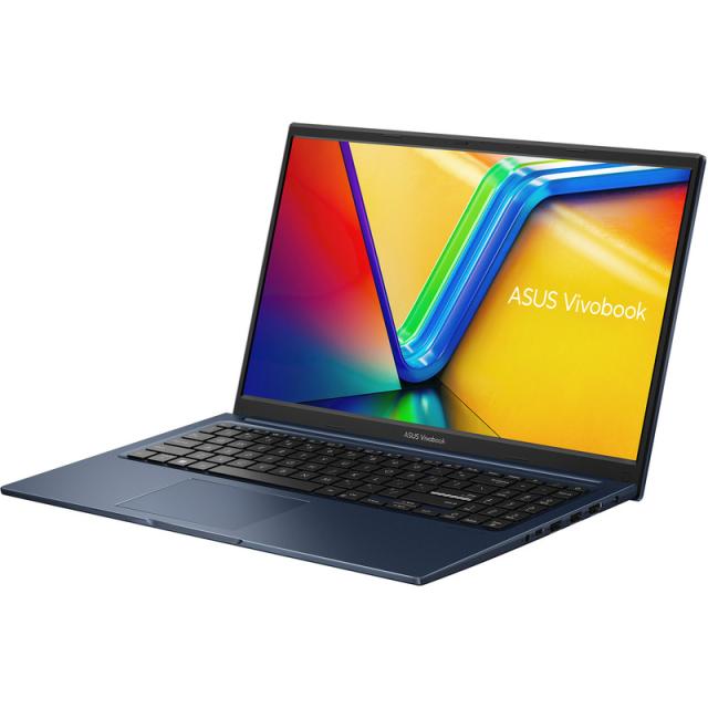 Лаптоп Asus Vivobook 15 X1504VA-BQ985, Intel Core i5-1335U 10C (1.3/4.6GHz, 12MB Cache) 15.6" (39.62cm) Full HD IPS Anti-Glare Display, 8GB DDR4, 1TB SSD NVMe, 1x USB 3.2 Gen 1 Type-C, 2x USB 3.2 Type-A, Free DOS