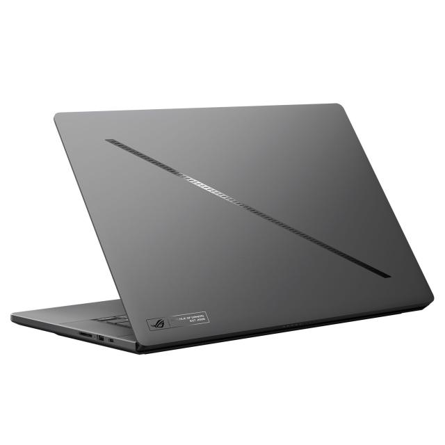 Лаптоп Asus ROG Zephyrus G16 GA605WV-QR053W, AMD Ryzen AI 9 HX 370 12C (2.0/5.1GHz, 24MB) 16" (40.64cm) WQXGA OLED 240Hz Glare Display, NVIDIA GF RTX 4060 8GB, 32GB LPDRR5X, 1TB SSD, Wi-Fi 7+BT 5.4, 1x USB4, Windows 11 Home