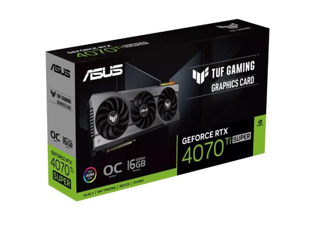 Видео карта Asus TUF Gaming Nvidia GeForce RTX 4070 Ti SUPER, 16GB GDDR6X, 256-bit, HDMI, 3x DP