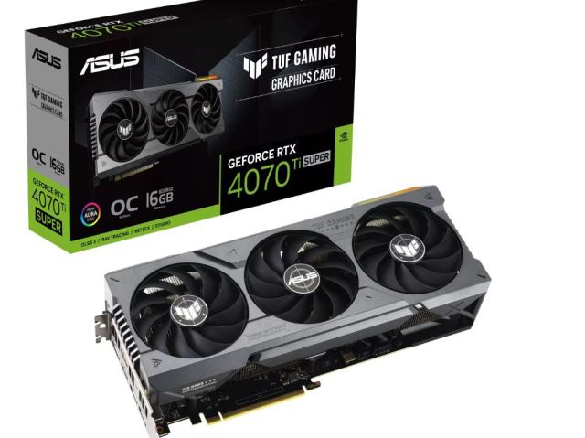 Видео карта Asus TUF Gaming Nvidia GeForce RTX 4070 Ti SUPER, 16GB GDDR6X, 256-bit, HDMI, 3x DP