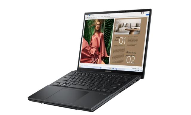 Лаптоп Asus Zenbook DUO UX8406MA-PZ051W, Intel Core Ultra 9 185H 6C (2.3/5.1GHz, 24MB Cache), 14" (35.56cm) 3K OLED 120Hz Touch Display, 32GB LPDDR5X, 2TB SSD NVMe, 2x Thunderbolt 4, Windows 11 Home