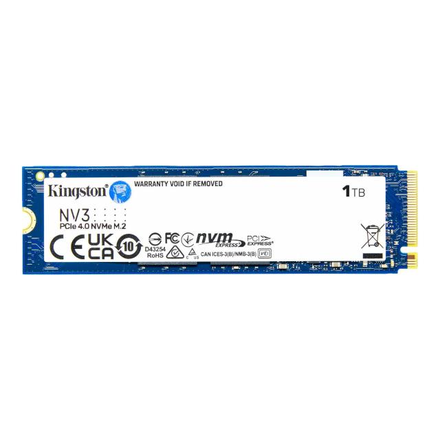 KINGSTON SSD 1TB NV3 M.2 2280 PCIe 4.0 NVMe