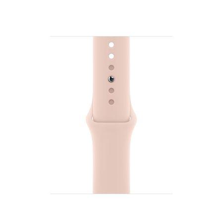 Часовник Apple Watch S6 GPS, 44mm Gold Aluminium Case with Pink Sand Sport Band - Regular