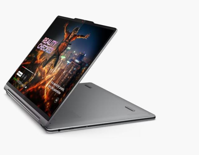 Лаптоп Lenovo Yoga 9 2-in-1 14IMH9, Intel Core Ultra 7 155H 16C (1.4/4.8GHz, 24MB), 14" (35.56cm) WQXGA+ OLED Glare 400nits Touch Display, 32GB LPDDR5X, 1TB SSD NVMe, 2x Thunderbolt 4, Windows 11 Home