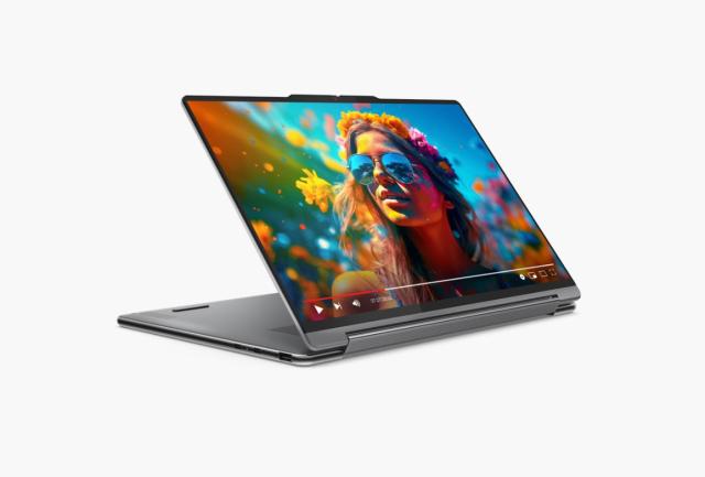 Лаптоп Lenovo Yoga 9 2-in-1 14IMH9, Intel Core Ultra 7 155H 16C (1.4/4.8GHz, 24MB), 14" (35.56cm) WQXGA+ OLED Glare 400nits Touch Display, 32GB LPDDR5X, 1TB SSD NVMe, 2x Thunderbolt 4, Windows 11 Home