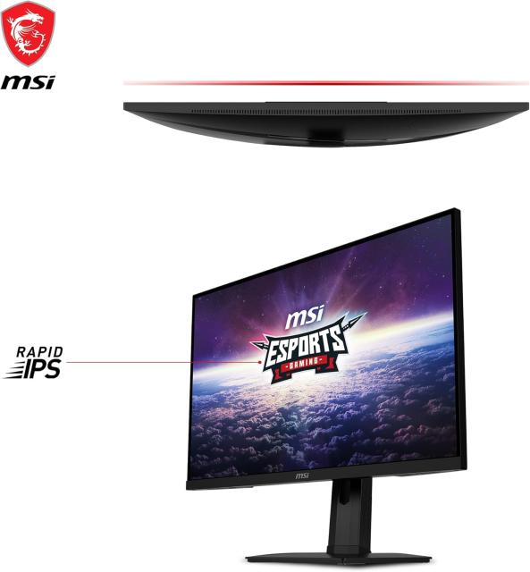 Монитор MSI G274QPX, 27" (68.58 cm), WQHD, IPS, 240Hz, 1ms, G-sync compatible, 1x Type-C, 2x HDMI, 1x DP