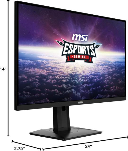 Монитор MSI G274QPX, 27" (68.58 cm), WQHD, IPS, 240Hz, 1ms, G-sync compatible, 1x Type-C, 2x HDMI, 1x DP