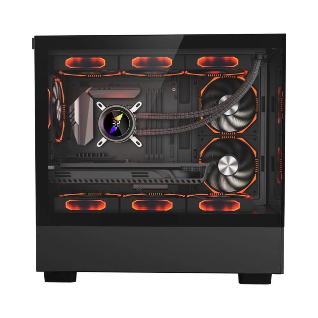 Кутия 1stPlayer MIKU Mi5 Black, Mini Tower, 1 x USB 3.0, 1 x USB 2.0, mATX, Mini-ITX