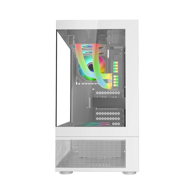 Кутия 1stPlayer MIKU Mi7-A White, Middle Tower, 1 x USB 3.0, 1 x USB 2.0, ATX, mATX, Mini-ITX