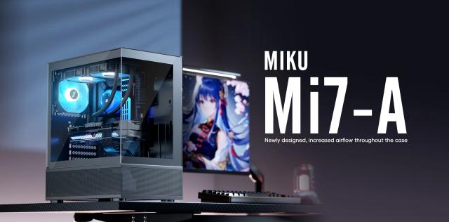 Кутия 1stPlayer MIKU Mi7-A White, Middle Tower, 1 x USB 3.0, 1 x USB 2.0, ATX, mATX, Mini-ITX