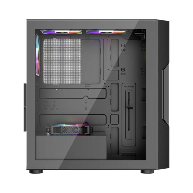 Кутия 1stPlayer TRILOBITE T7-P, Middle Tower, 1 x USB 3.0, 1 x USB 2.0, ATX, mATX, Mini-ITX