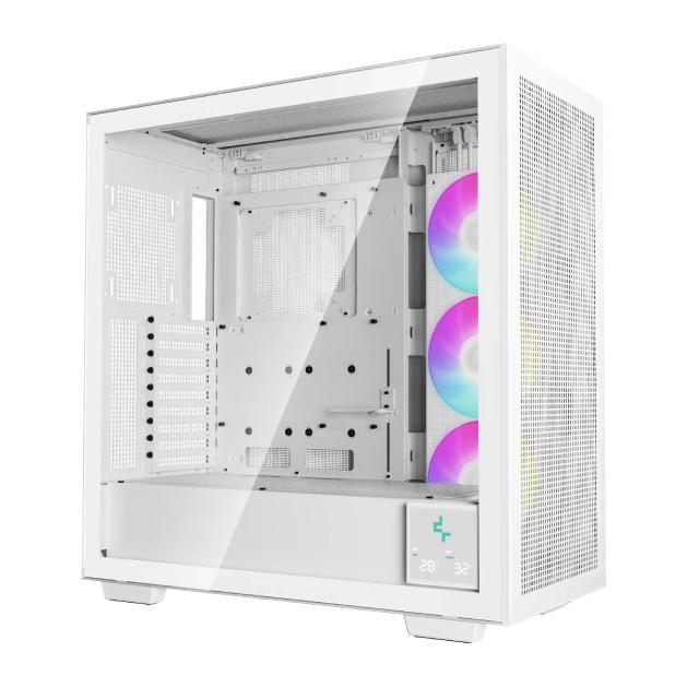 Кутия DeepCool MORPHEUS White, Big Tower, 1 x USB 3.1 Type-C, 4 x USB 3.0, EATX, ATX, mATX, Mini-ITX