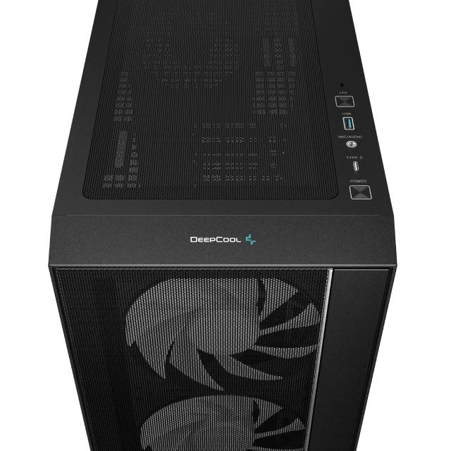 Кутия DeepCool MATREXX 55 MESH V4 C, Middle Tower, 1 x USB 3.1 Type-C, 1 x USB 3.0, ATX, mATX, Mini-ITX