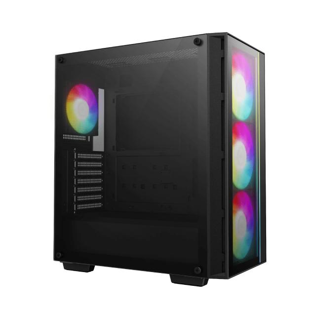 Кутия DeepCool MATREXX 55 V4 C, Middle Tower, 1 x USB 3.1 Type-C, 1 x USB 3.0, ATX, mATX, Mini-ITX