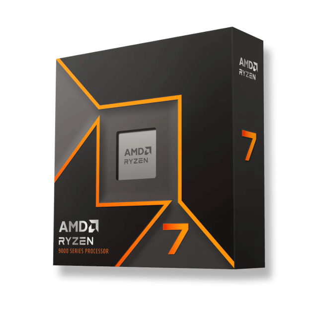 Процесор AMD RYZEN 7 9700X 8C (3.8/5.5 GHz, 32MB Cache), 105W, AM5, BOX, без охлаждане