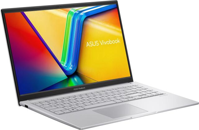 Лаптоп Asus Vivobook 15 X1504VA-NJ733,  Intel Core i3-1315U 6C (1.2/4.5GHz, 10MB Cache), 15.6" (39.62cm) Full HD Anti-Glare, 8GB DDR4, 512GB SSD NVMe, 1x USB 3.2 Gen 1 Type-C, 2x USB 3.2 Type-A, Free DOS