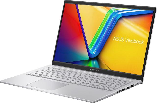 Лаптоп Asus Vivobook 15 X1504VA-NJ733,  Intel Core i3-1315U 6C (1.2/4.5GHz, 10MB Cache), 15.6" (39.62cm) Full HD Anti-Glare, 8GB DDR4, 512GB SSD NVMe, 1x USB 3.2 Gen 1 Type-C, 2x USB 3.2 Type-A, Free DOS