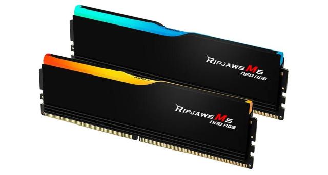 Памет G.SKILL Ripjaws M5 Neo RGB Black 32GB (2x 16GB) 6000MHz DDR5, CL36, 1.25 V 