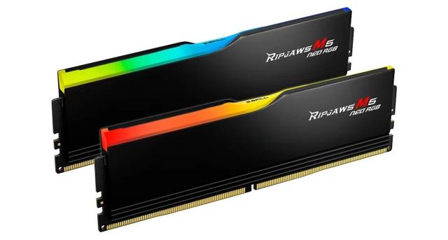 Памет G.SKILL Ripjaws M5 Neo RGB Black 32GB (2x 16GB) 6000MHz DDR5, CL36, 1.25 V 