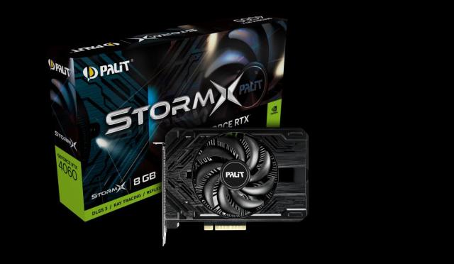 Видео карта PALIT GeForce RTX 4060 STORMX 8GB GDDR6X, 1282-bit, HDMI, 3x DP