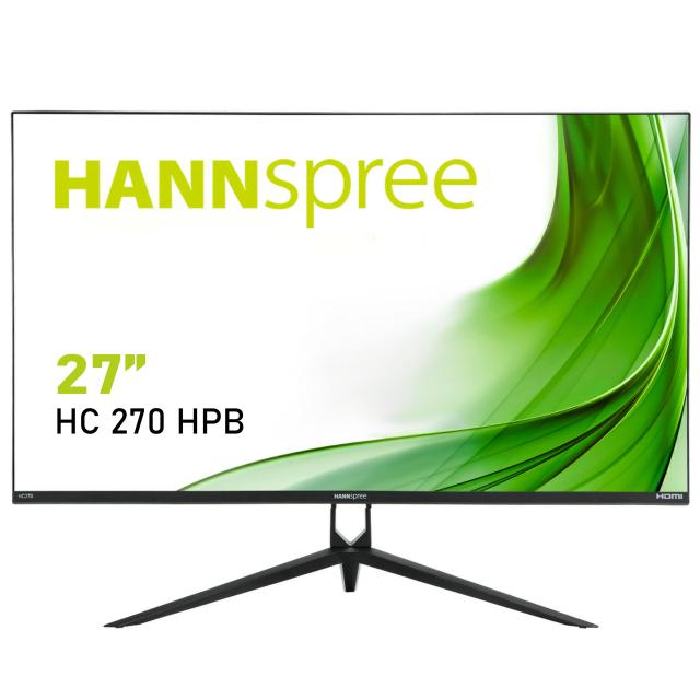 Монитор  HANNSPREE HC270 HPBRE9, 27.0" (68.58 cm) FHD LED, TN, 60Hz, 5ms, 250 cd/m², VGA, HDMI