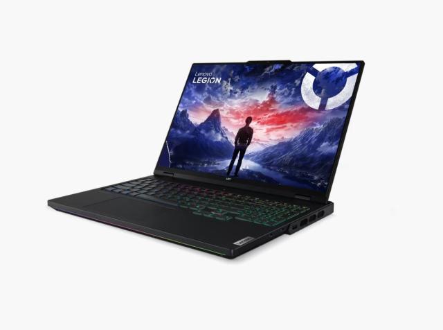 Лаптоп Lenovo Legion Pro 7 16IRX9H, Intel Core i9-14900HX 24C (2.2/5.8GHz, 24MB Cache), 16" (40.64cm) WQXGA IPS 240Hz Anti-Glare, NVIDIA GF RTX 4080 12GB, 32GB DDR5, 1TB SSD NVMe, HDMI 1x Thunderbolt 4, Free DOS