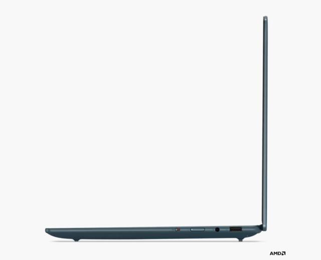 Лаптоп Lenovo Yoga Pro 7 14AHP9, AMD Ryzen 7 8845HS 8C (3.8/5.1GHz, 16MB Cache), 14.5" (36.83cm) WQXGA 90Hz IPS Anti-Glare Display, NVIDIA GF RTX 3050 6GB, 16GB LPDDR5X, 1TB SSD NVMe, HDMI, 1x USB4, 1x USB 3.2 Gen 2 Type-C, Free DOS