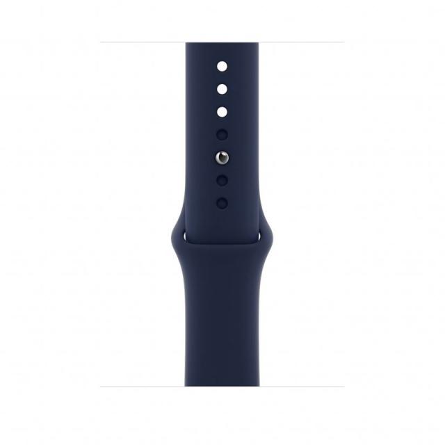 Часовник Apple Watch S6 GPS, 44mm Blue Aluminium Case with Deep Navy Sport Band - Regular