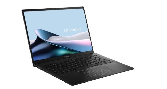 Лаптоп Asus Zenbook 14 UM3406HA-QD092, AMD Ryzen 7 8840HS 8C (3.3/5.1GHz, 16MB Cache), 14" (35.56cm) WUXGA OLED 400nits Glare Display, 16GB LPDDR5X, 512GB SSD NVMe, HDMI, 1x USB4 Gen 3 Type-C, 1x USB 3.2 Gen 2 Type-C, Free DOS