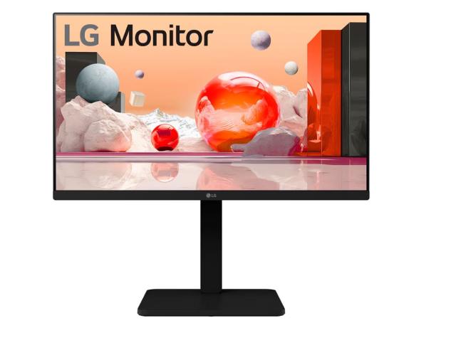 Монитор LG 24BA550-B, 23.8" (60.45cm) IPS панел, 100Hz, Full HD, 5ms, 250cd/m2, HDMI, DP, USB Hub