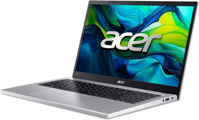 Лаптоп Acer Aspire Go 15 AG15-31P-30AZ, Intel Core i3-N305 8C (1.8/3.8GHz,  6MB Cache), 15.6" (39.62cm) Full HD IPS Anti-Glare Display, 16GB LPDDR5, 512GB SSD NVMe, HDMI, 1x USB 3.2 Gen 2 Type-C, Free DOS