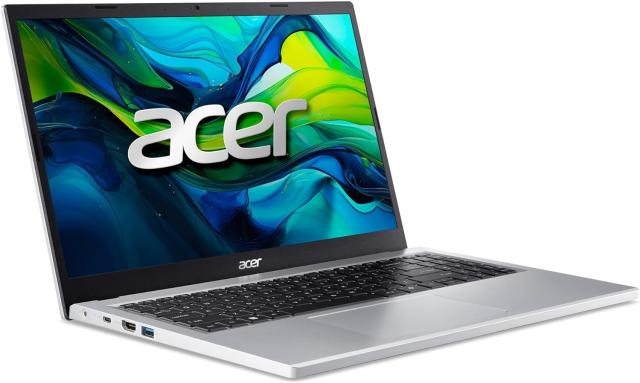 Лаптоп Acer Aspire Go 15 AG15-31P-30AZ, Intel Core i3-N305 8C (1.8/3.8GHz,  6MB Cache), 15.6" (39.62cm) Full HD IPS Anti-Glare Display, 16GB LPDDR5, 512GB SSD NVMe, HDMI, 1x USB 3.2 Gen 2 Type-C, Free DOS