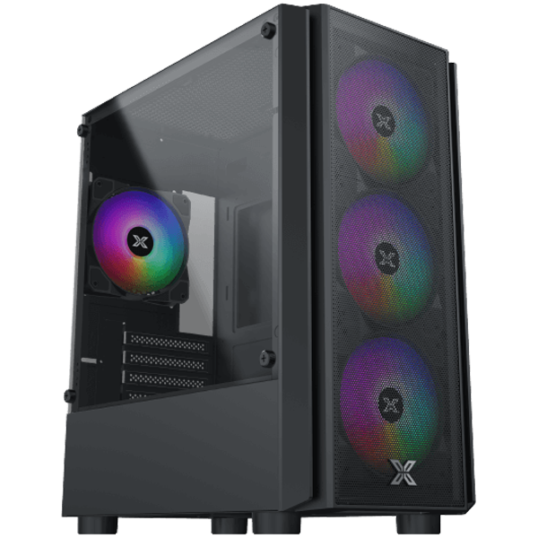 Кутия Xigmatek NYX Air, EN41211, 1x USB 3.0, 2x USB 2.0, HD Audio, Mini ITX, Micro ATX