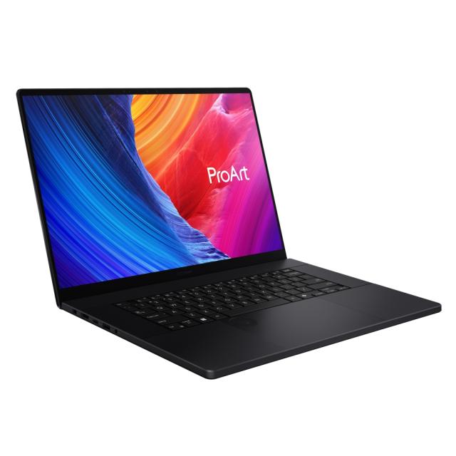 Лаптоп Asus ProArt P16 H7606WI-ME016X, AMD Ryzen AI 9 HX 370 12C (2.0/5.1GHz, 24MB Cache), 16" (40.64cm) 4K/UHD OLED 500nits Glare Touch Display, NVIDIA RTX 4070 8GB, 64GB LPDDR5X, 2TB SSD, HDMI, 1x USB4 Gen 3 Type-C, Windows 11 Pro